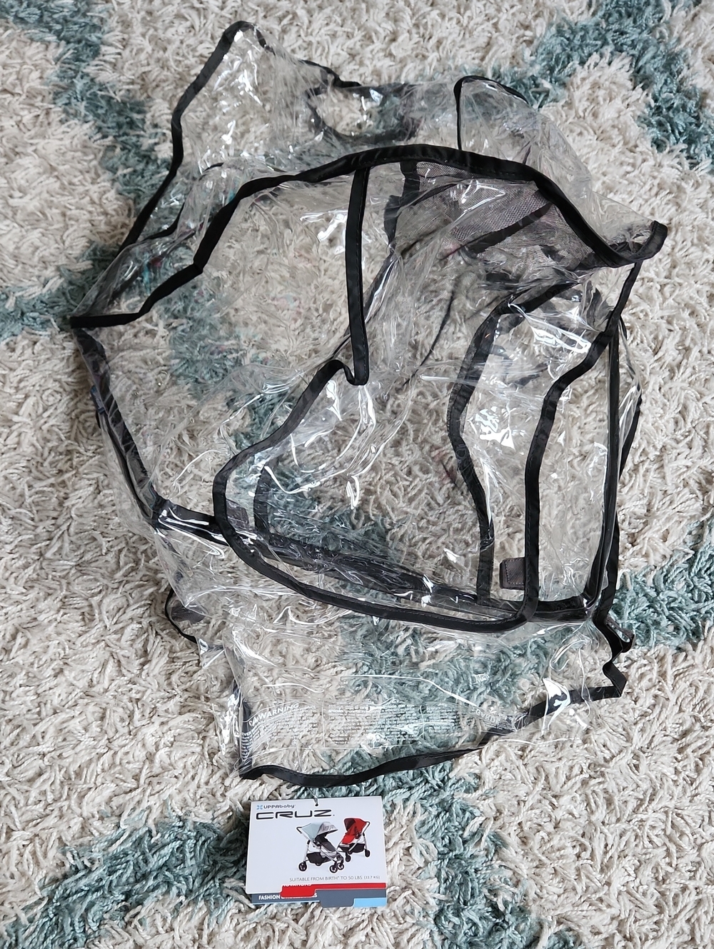 Uppababy Performance Rain Shield For Vista Or Cruz NWOT